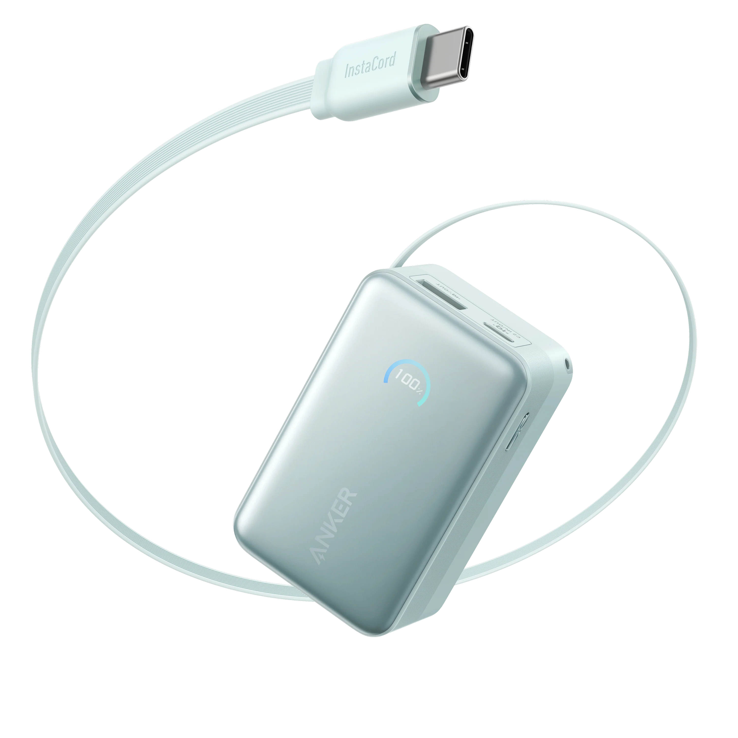 Anker Nano Powerbank (10K, 45W, Integriertes einziehbares USB-C Kabel) - Image 13