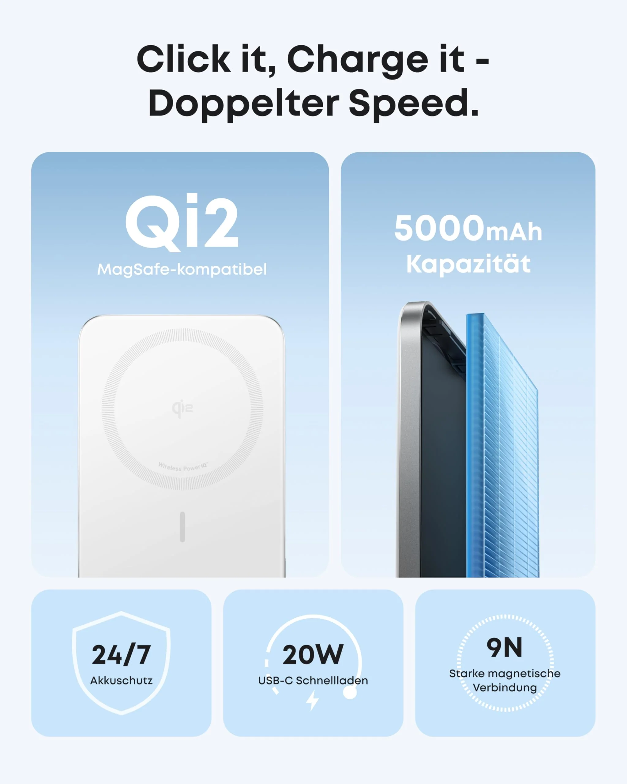 Anker Nano Powerbank  (5K, Magnetisch, Slim) - Image 8