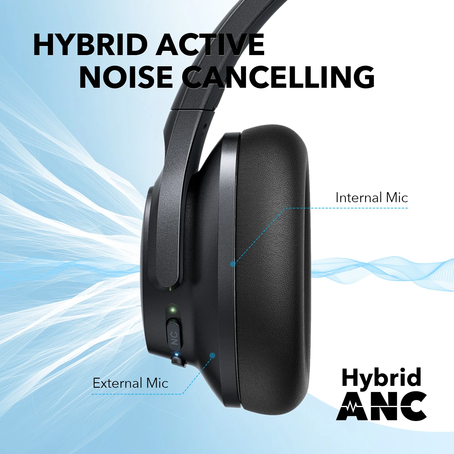 Q20+ | ANC Kopfhörer mit Hi-Res Audio - Image 3