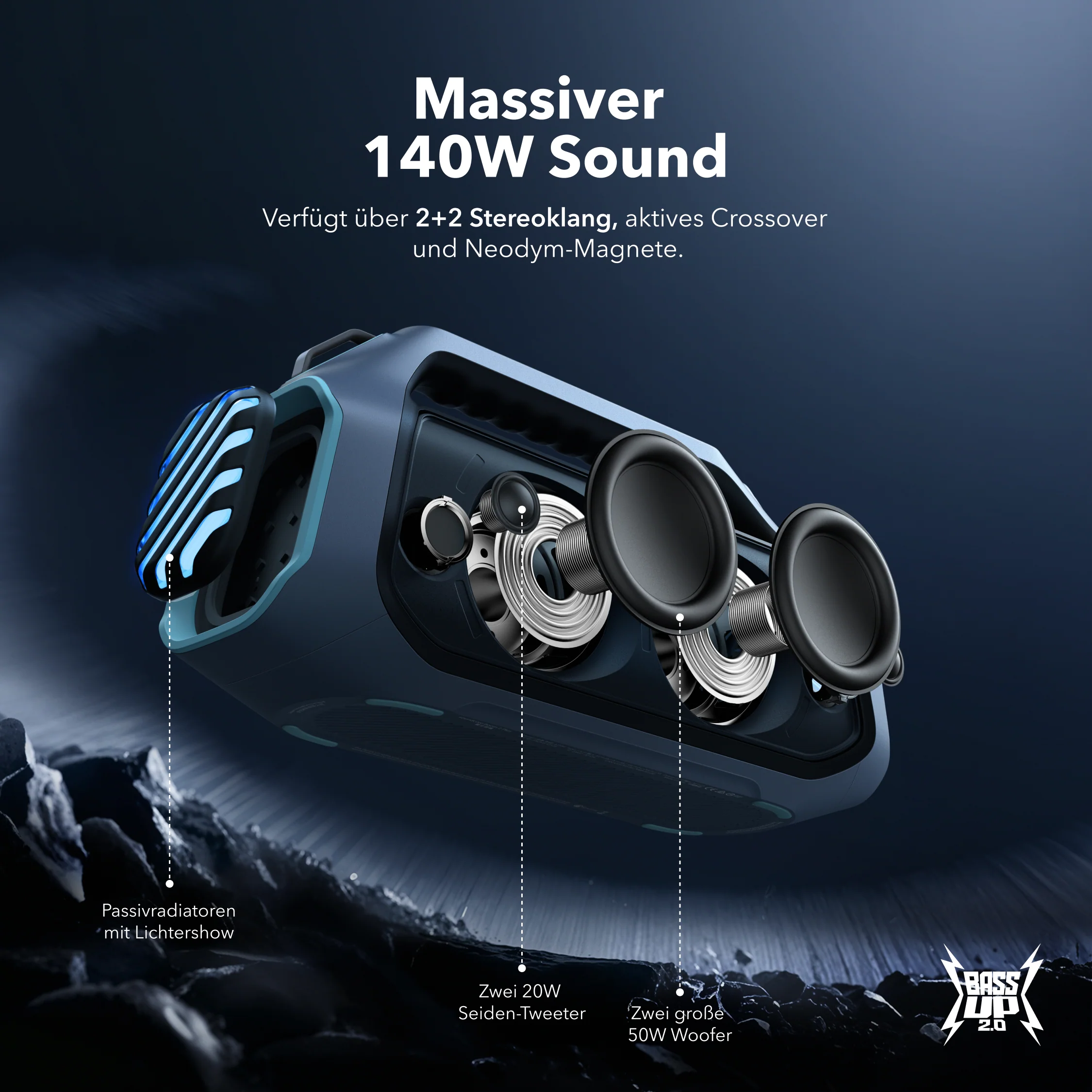 Boom 2 Plus | Bluetooth-Lautsprecher mit mächtigem Bass für Draußen - Image 10