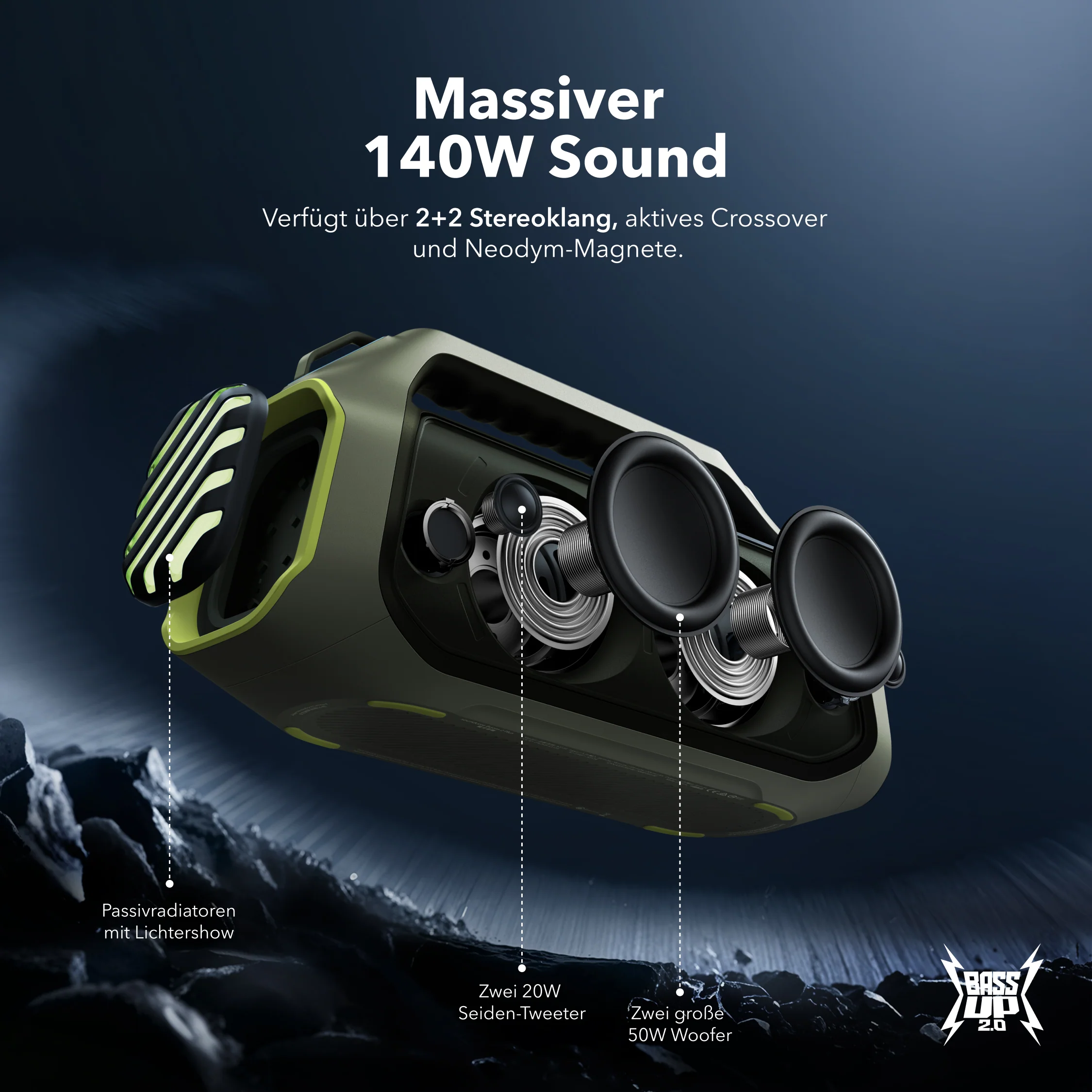 Boom 2 Plus | Bluetooth-Lautsprecher mit mächtigem Bass für Draußen - Image 15