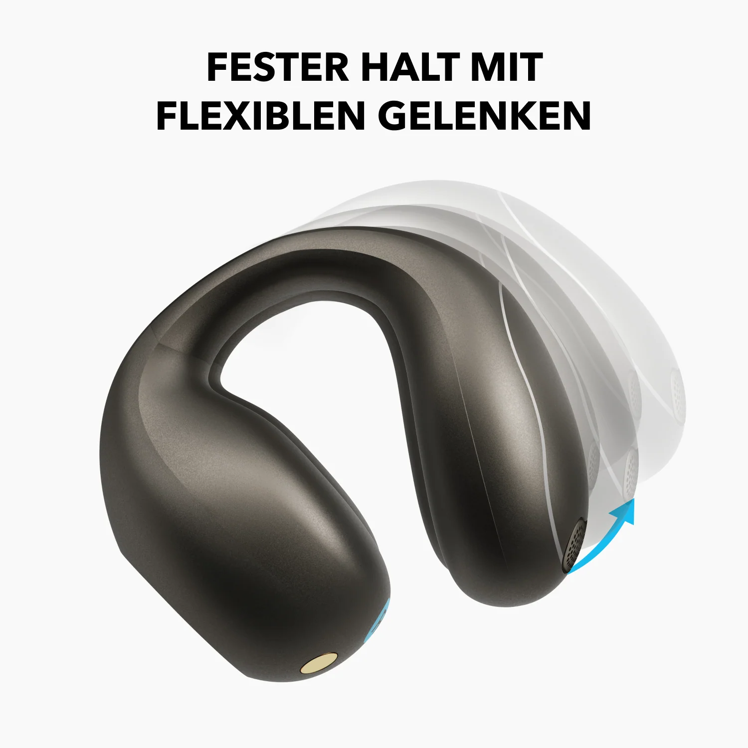 soundcore C40i | Flexible Clip-On Kopfhörer mit hohem Tragekomfort - Image 3