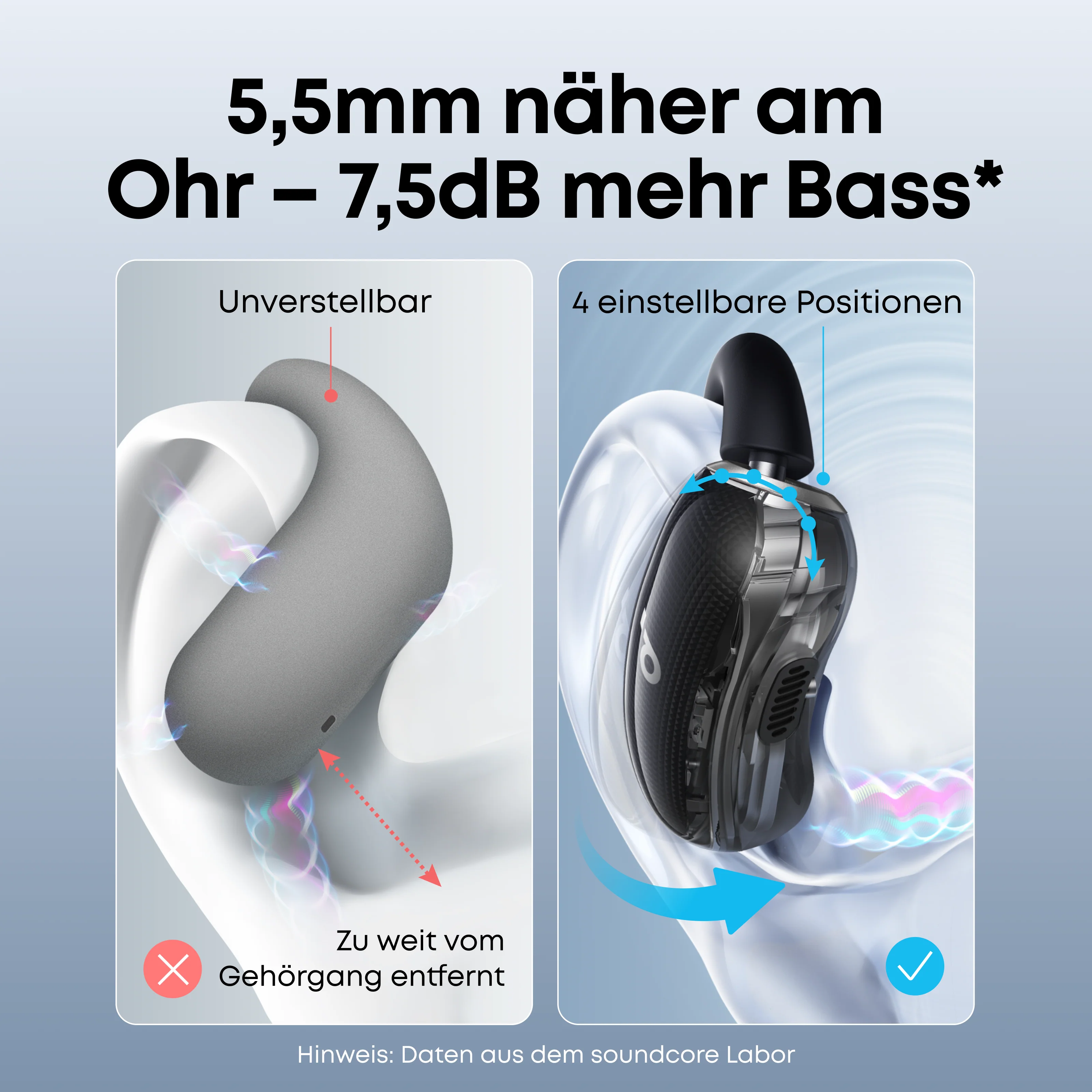 soundcore V40i| Kabellose Earbuds mit klarem Case - Image 12