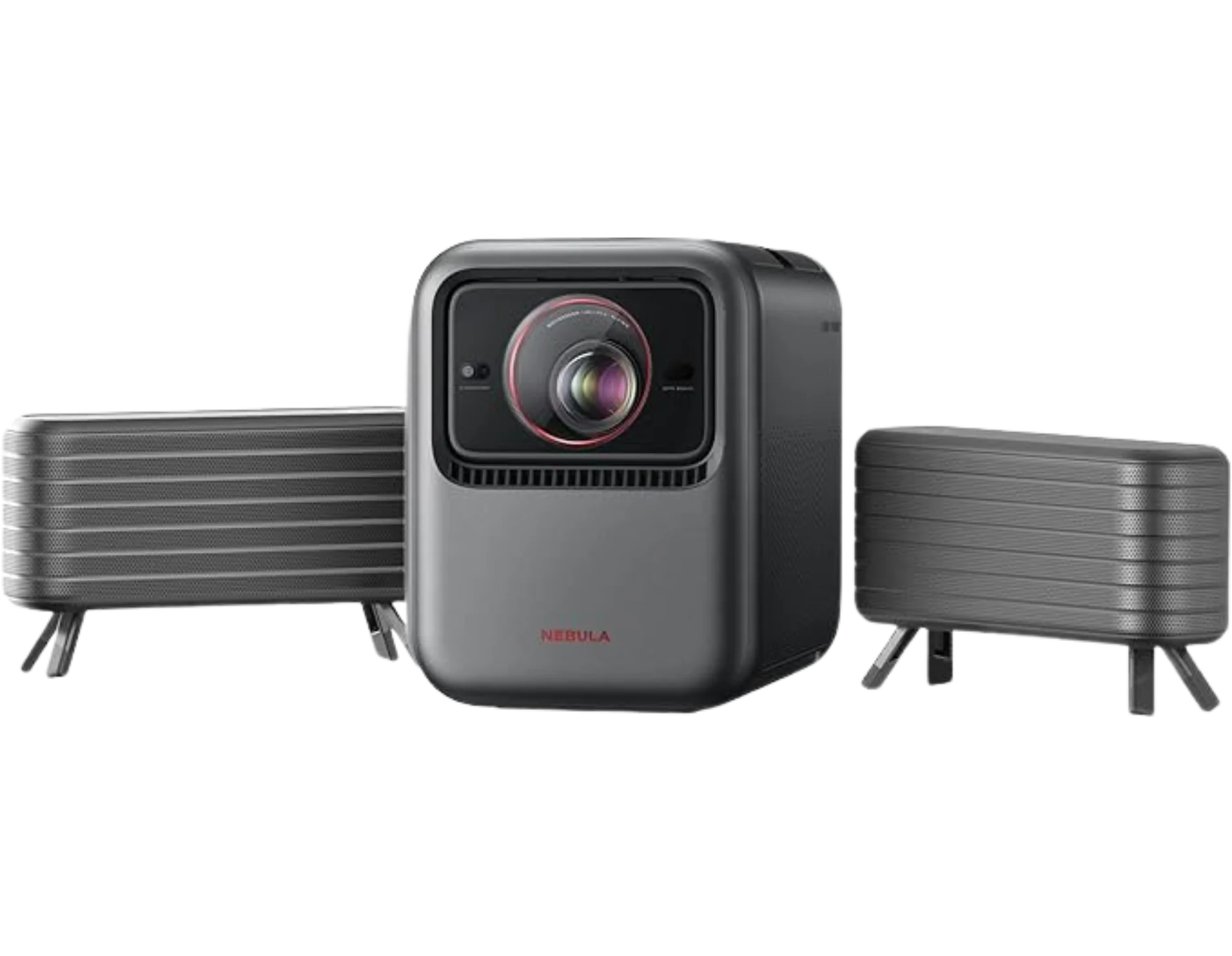NEBULA X1 Triple Laser 4K Beamer mit kabellosen Satellitenlautsprechern (2er-Pack)