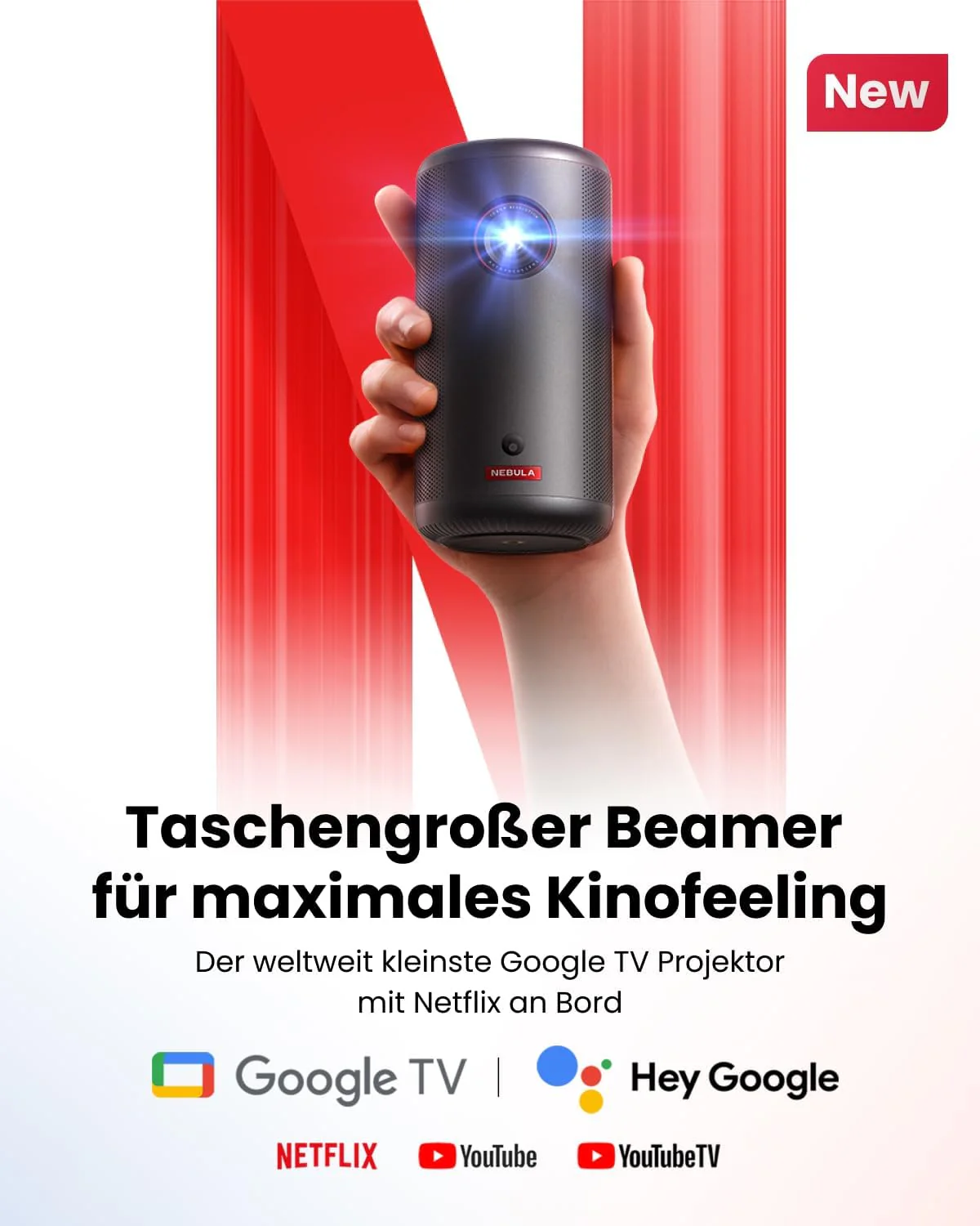 Capsule 3 | 1080p Mini-Google TV-Projektor (Generalüberholt) - Image 3