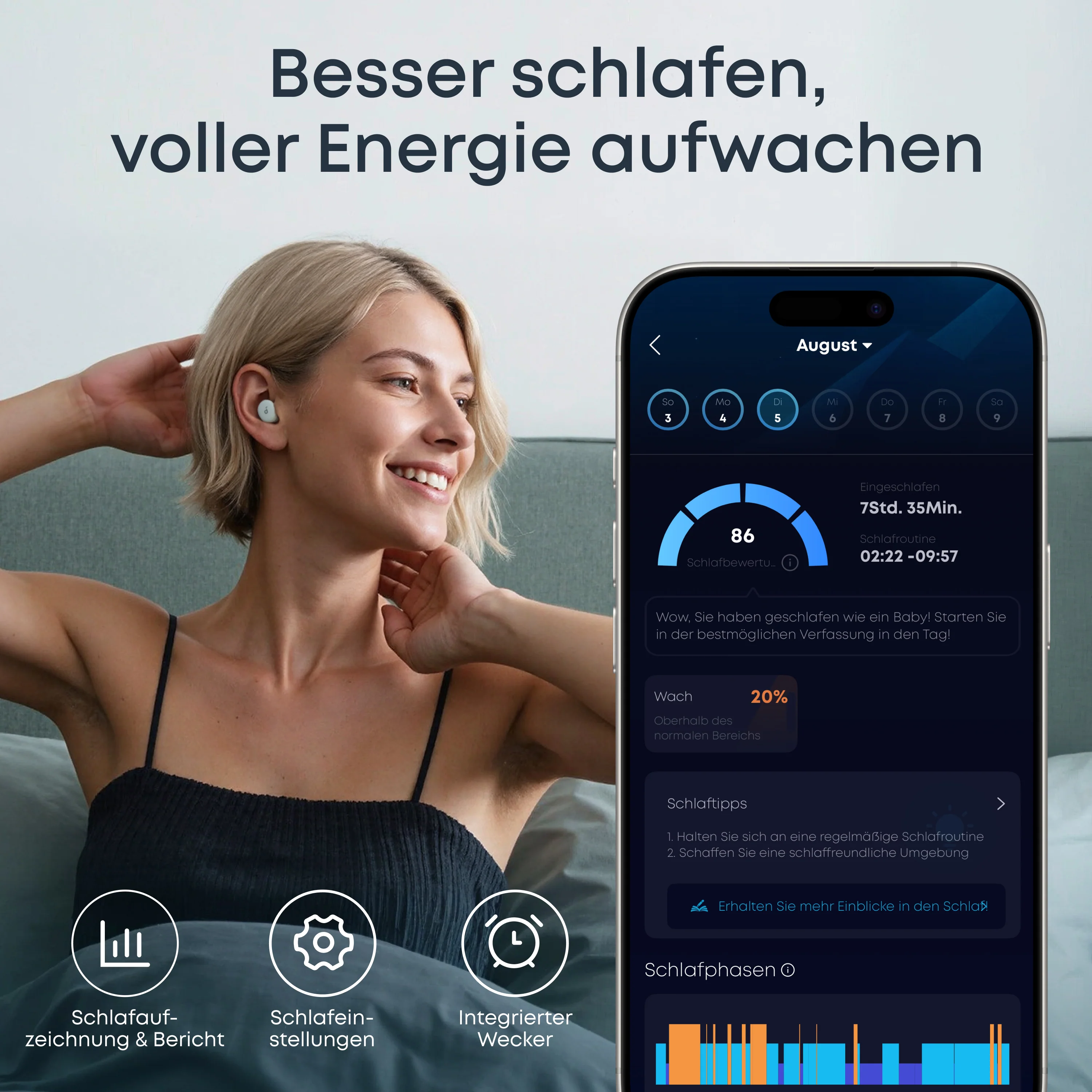 Sleep A30|Die weltweit ersten Schlafkopfhörer mit intelligentem ANC - Image 6
