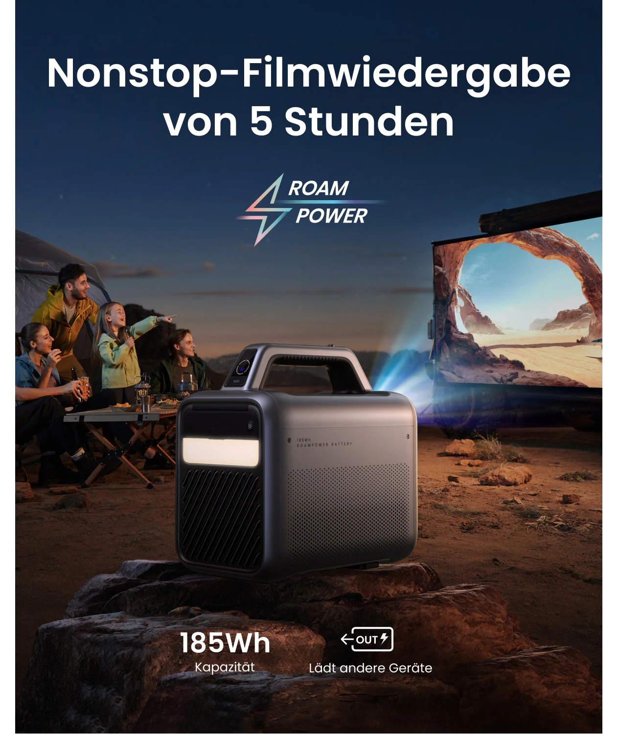 Mars 3 | Outdoor-Projektor mit langer Spielzeit - Image 2