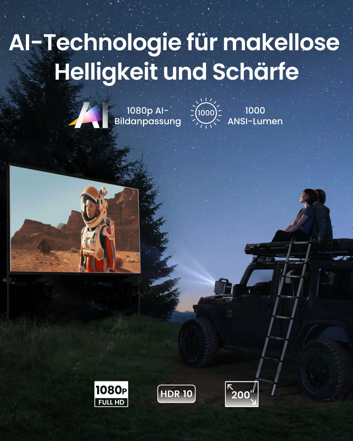 Mars 3 | Outdoor-Projektor mit langer Spielzeit - Image 4