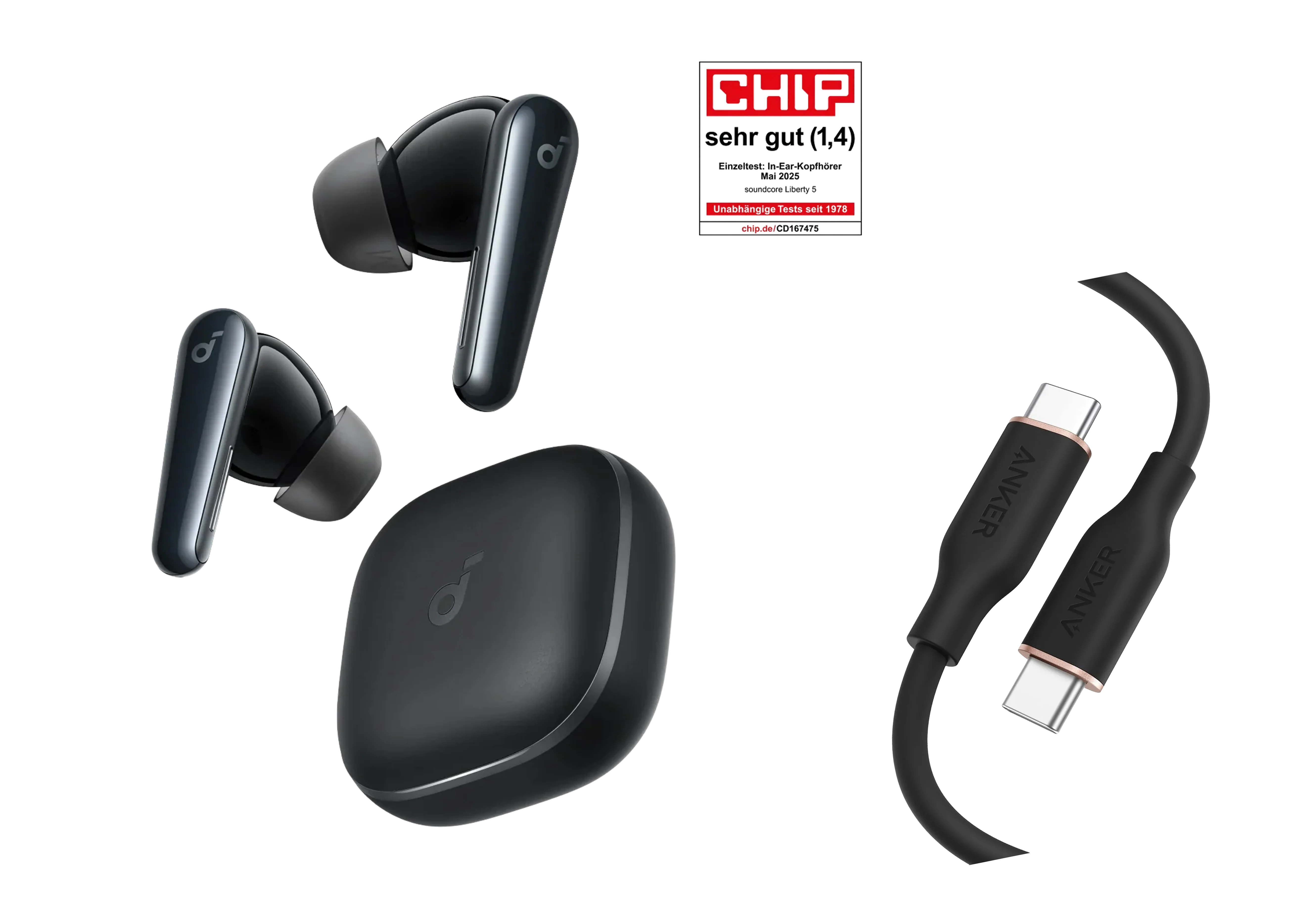 Liberty 5 & Anker USB-C auf USB-C Kabel