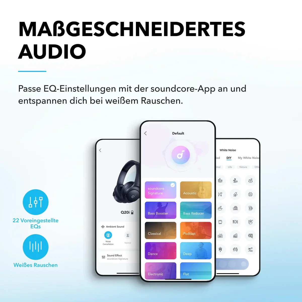 Q20i | Kopfhörer mit Hybrid Active Noise Cancelling - Image 19