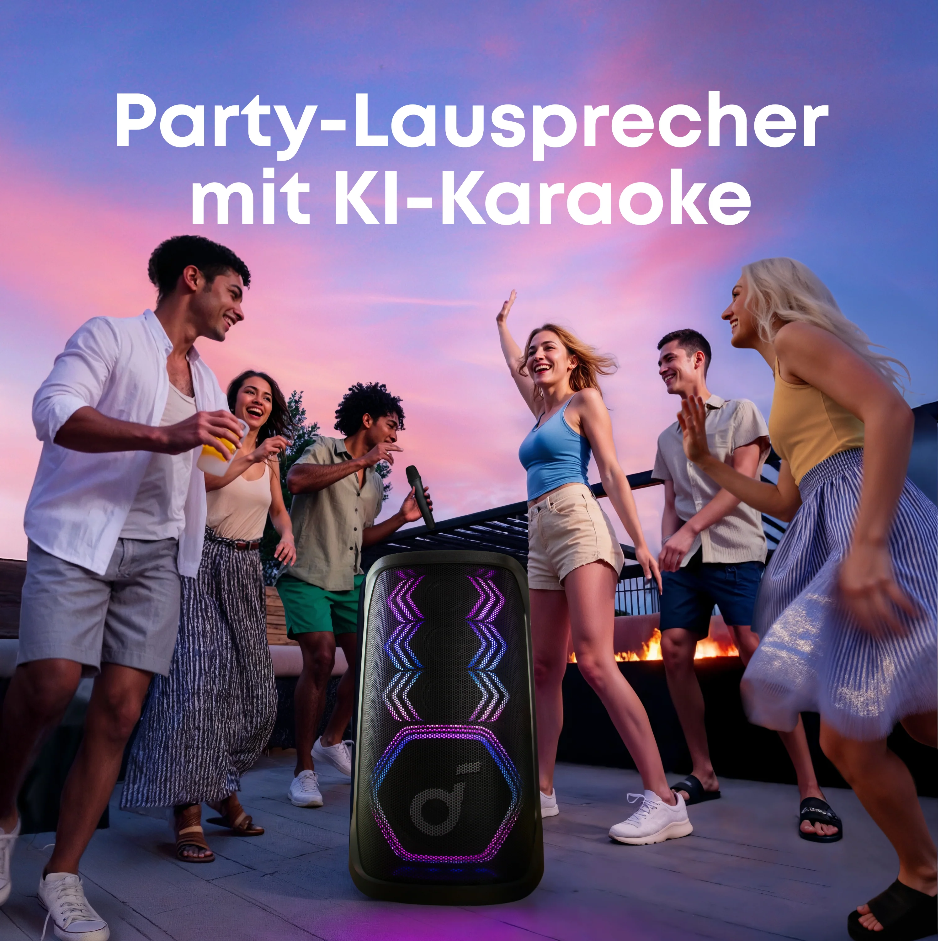 Rave 3S | KI Karaoke Party-Lautsprecher mit 200W Sound - Image 2