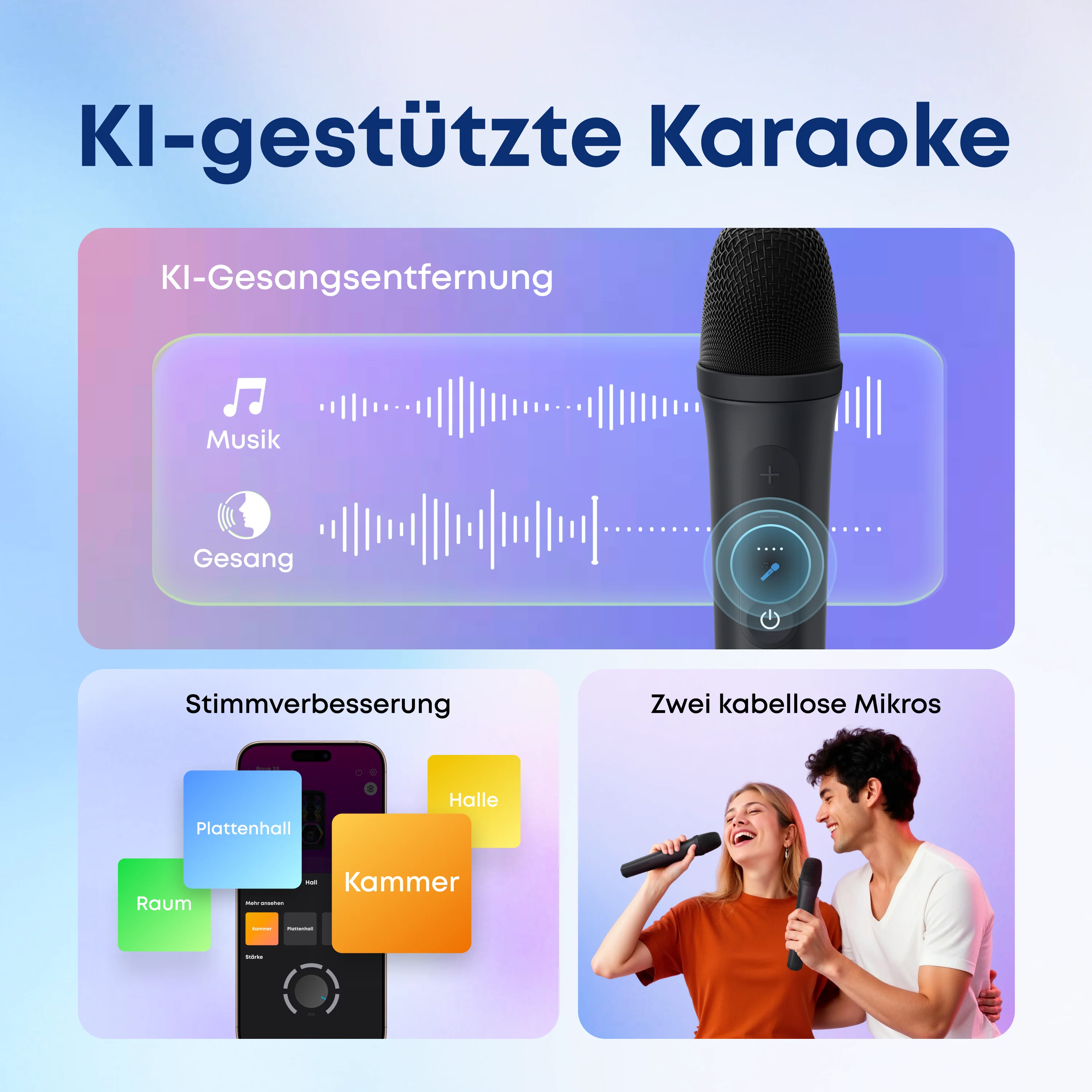 Rave 3S | KI Karaoke Party-Lautsprecher mit 200W Sound - Image 4