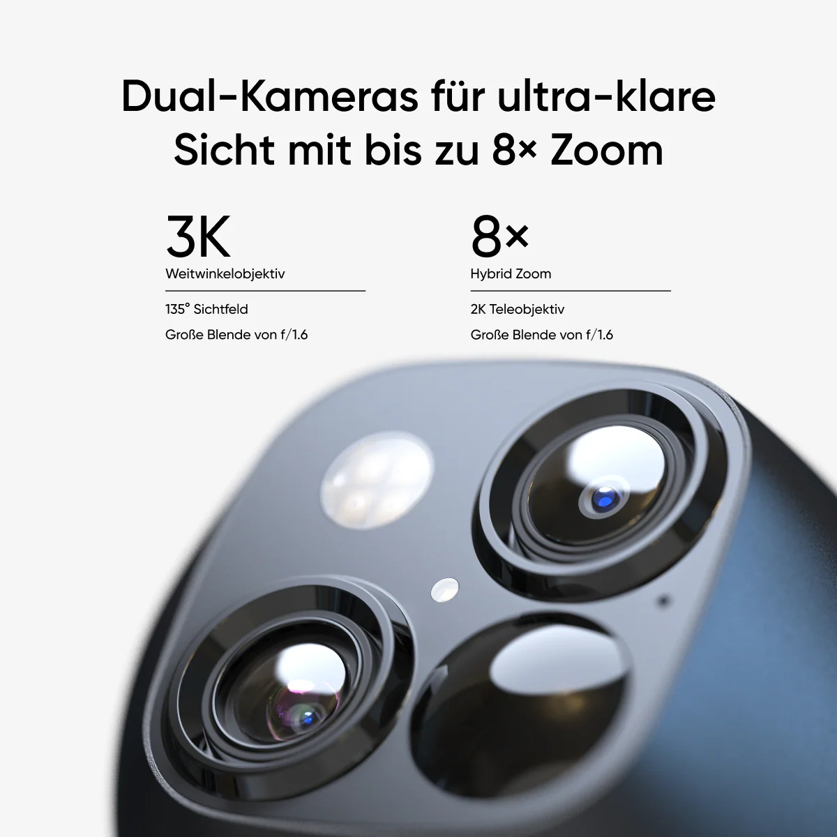 eufyCam Solo S340 – Dual‑Kamera und 3K und 360° - Image 2